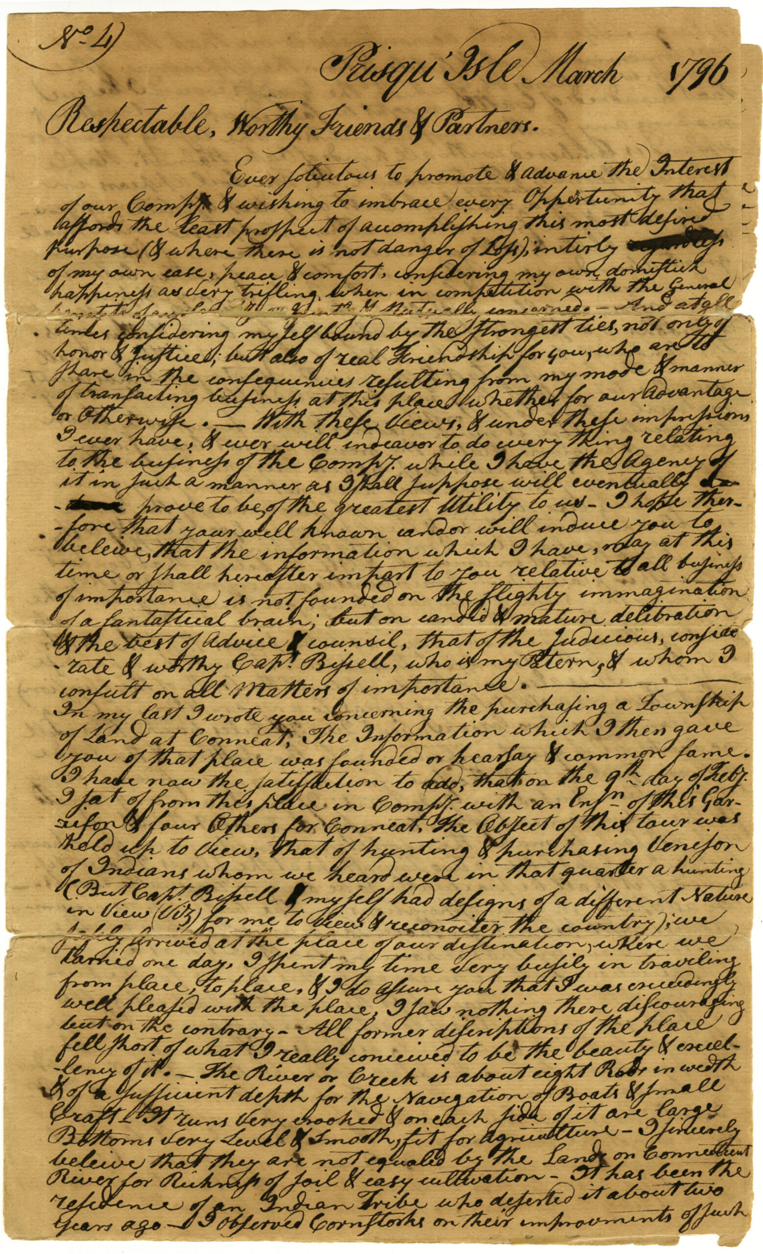 1796/03 Letter from Daniel Ellsworth to John Wyles, Sr. and Aaron Buckland